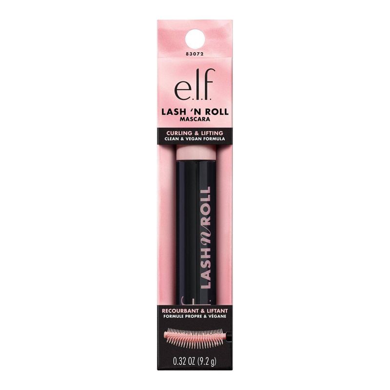 slide 8 of 9, e.l.f. Lash 'N Roll® Curling & Lifting Mascara - Pitch Black - 0.32 fl oz, 0.32 fl oz