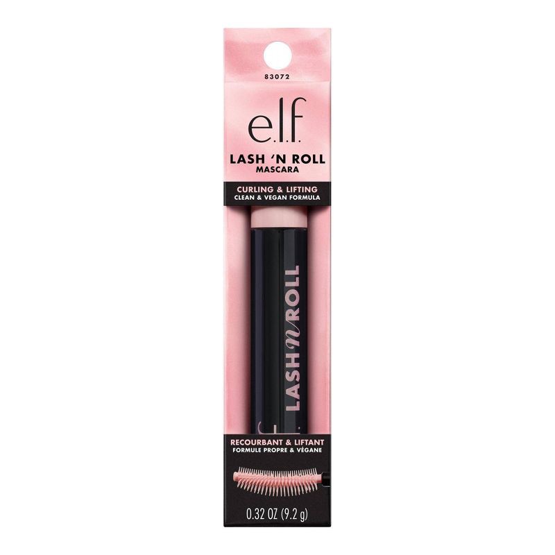 slide 8 of 9, e.l.f. Lash N' Roll Mascara - Pitch Black - 0.32 oz, 0.32 oz