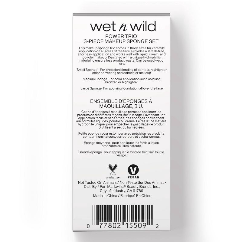 slide 4 of 6, Wet n Wild Makeup Sponge - 3pk - Pink, 3 ct