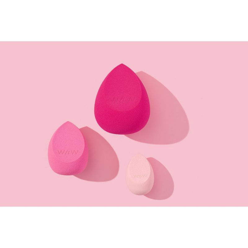 slide 6 of 6, Wet n Wild Makeup Sponge - 3pk - Pink, 3 ct