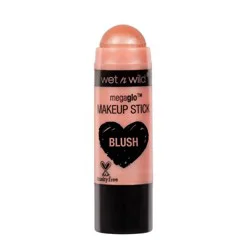 Wet n Wild MegaGlo Makeup Stick - Peach Bums: Paraben-Free, Contains Vitamin E, Face Application, Smooth Finish