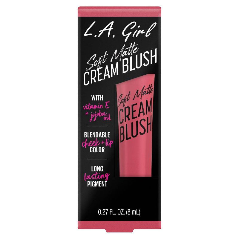 slide 2 of 5, L.A. Girl Cream Blush - Kiss up - 0.27 fl oz, 0.27 fl oz