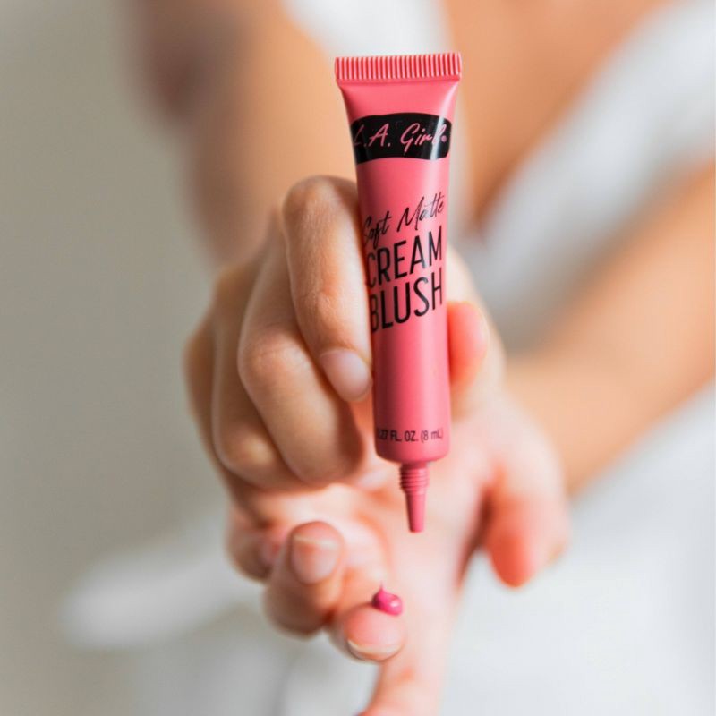 slide 5 of 5, L.A. Girl Cream Blush - Kiss up - 0.27 fl oz, 0.27 fl oz