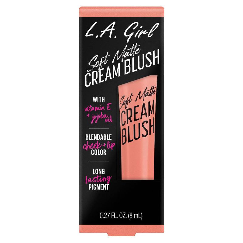 slide 2 of 5, L.A. Girl Cream Blush - Rosebud - 0.27 fl oz, 0.27 fl oz