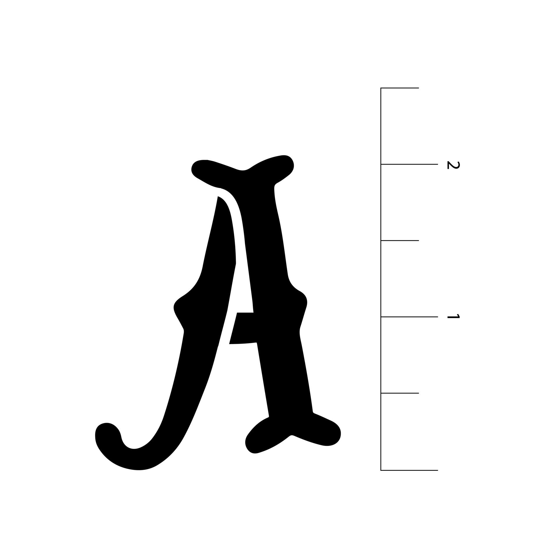 slide 4 of 4, 2" Summer Camp Alphabet Stencils By Craft Smart, 2 in