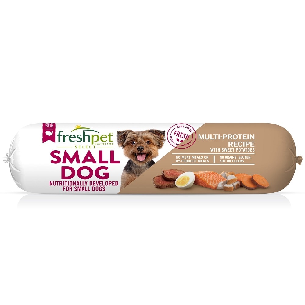 slide 1 of 1, Freshpet Select Small Dog Multi-Protein Recipe Wet Dog Food Roll, 1 lb