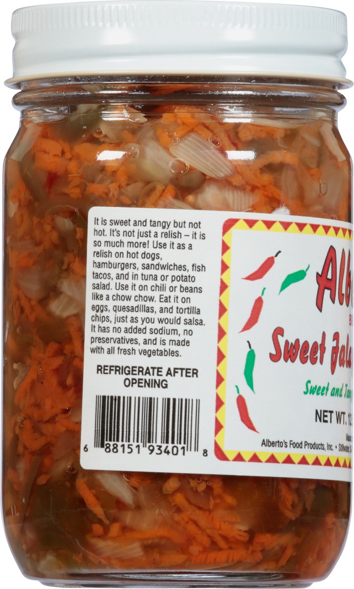 slide 11 of 14, Alberto's Sweet & Tangy Sweet Jalapeno Relish 12.5 oz, 12.50 oz