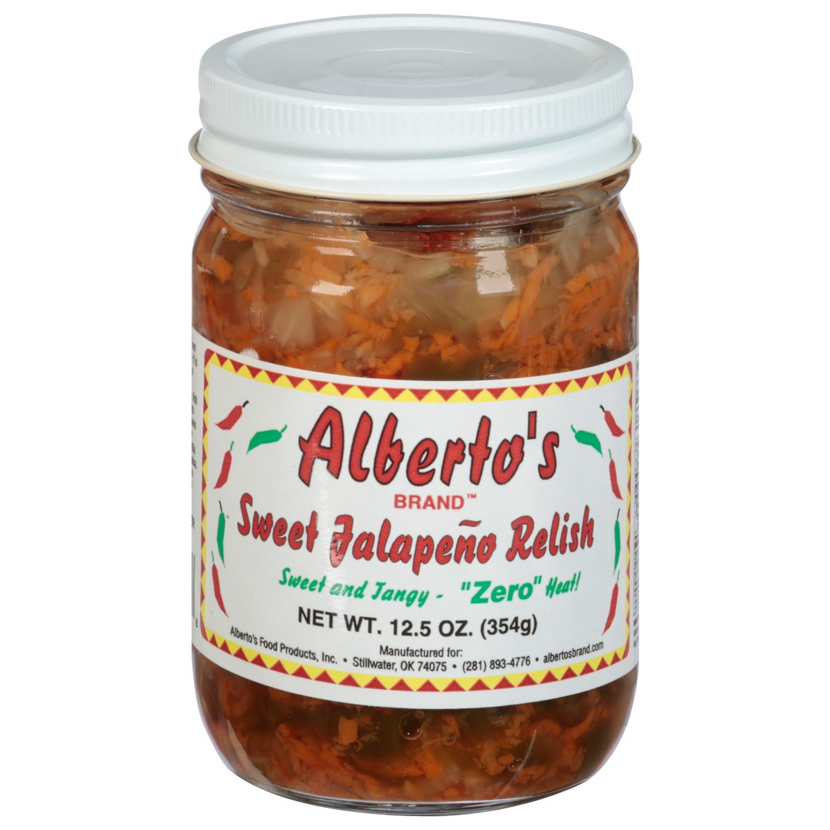 slide 6 of 14, Alberto's Sweet & Tangy Sweet Jalapeno Relish 12.5 oz, 12.50 oz