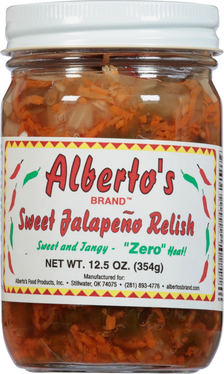 slide 1 of 14, Alberto's Sweet & Tangy Sweet Jalapeno Relish 12.5 oz, 12.50 oz