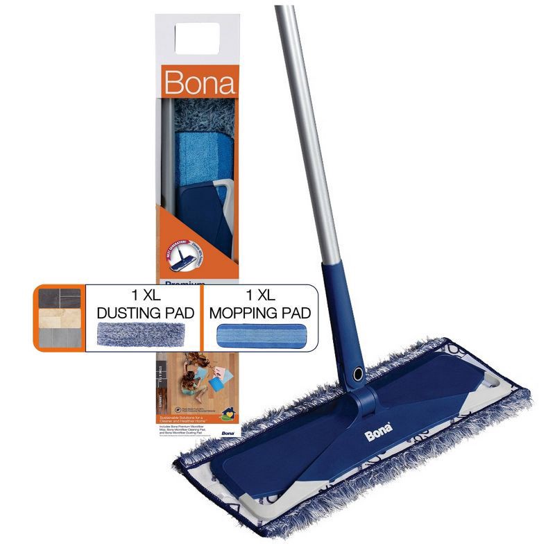 slide 1 of 6, Bona Microfiber Mop With Duster, 1 ct