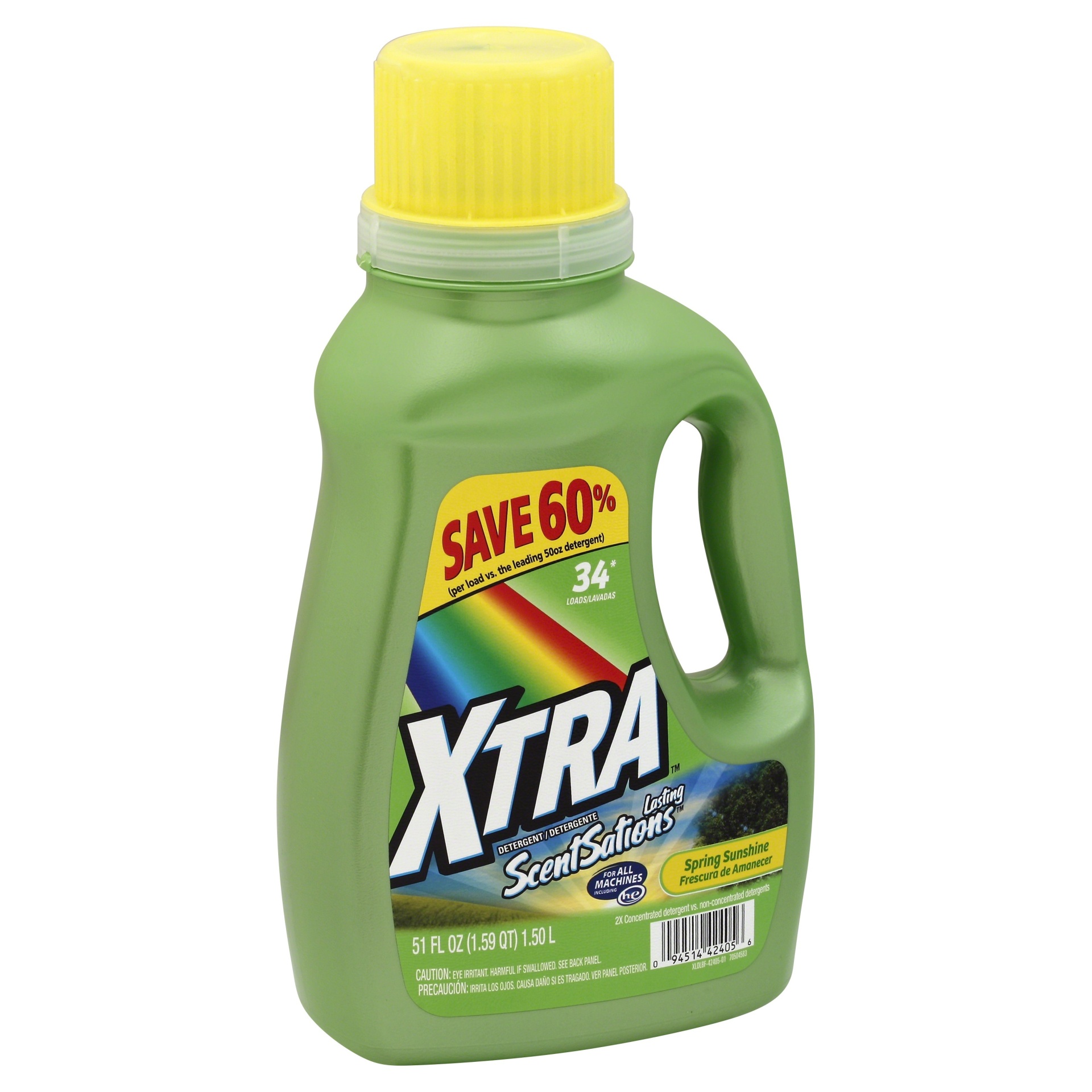 slide 1 of 3, XTRA Spring Sunshine Laundry Detergent, 51 fl oz