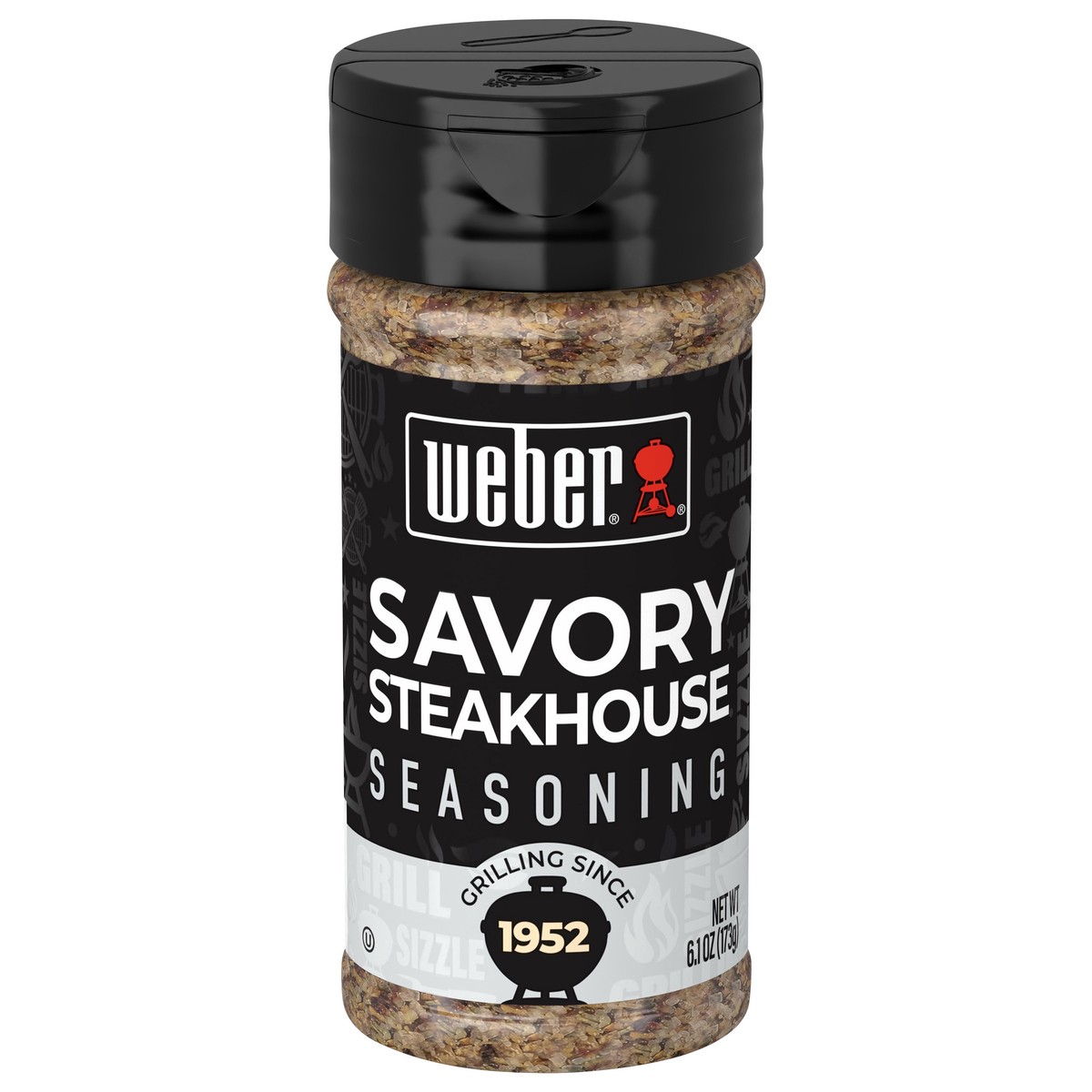slide 1 of 5, Weber Savory Steakhouse Seasoning, 6.1 oz