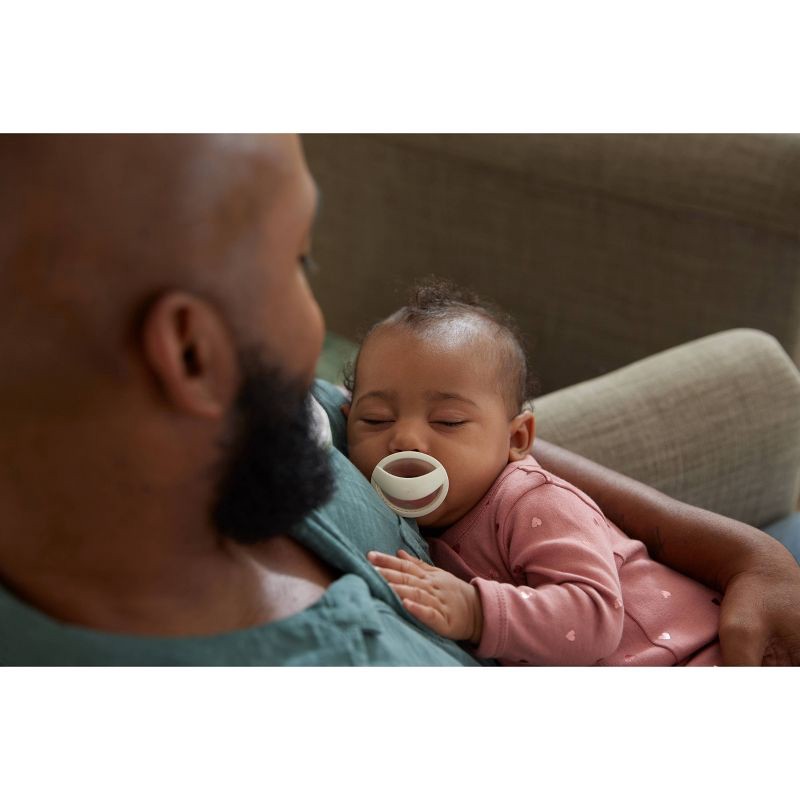 slide 8 of 9, NUK for Nature Simply Natural Mom-Like Pacifier 0-6m - Neutral - 2ct, 2 ct