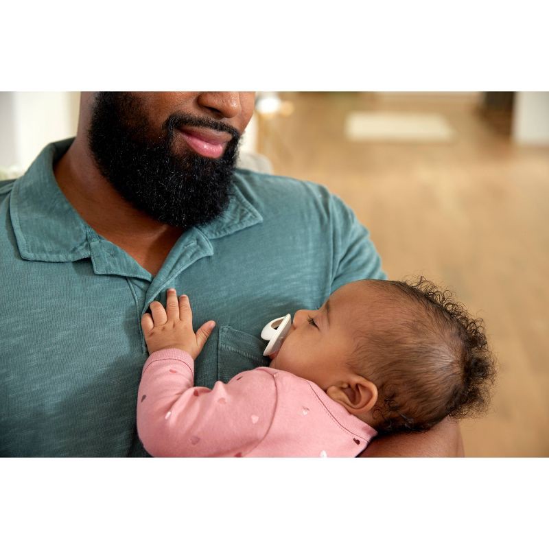 slide 5 of 9, NUK for Nature Simply Natural Mom-Like Pacifier 0-6m - Neutral - 2ct, 2 ct