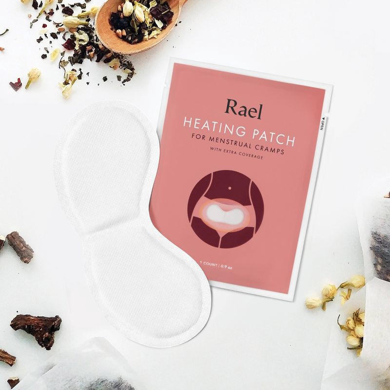 slide 5 of 5, Rael Heating Patch for Menstrual Cramps with Extra Coverage - 3ct, 3 ct