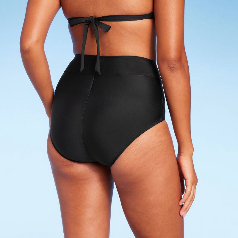 Women's Tummy Control High Waist Full Coverage Bikini Bottom