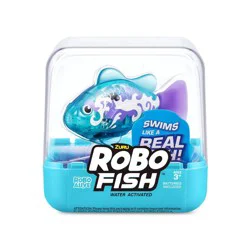 Robo Alive Robo Fish Series 3 Robotic Swimming Fish Pet Toy - Teal by ZURU: Animal Figures, Plastic, Includes 1 Piece