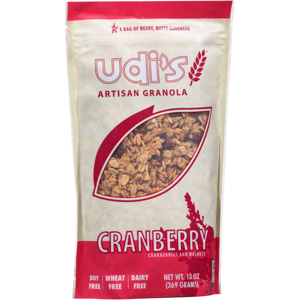 slide 1 of 1, Udi's Udis Granola Crnbry, 13 oz