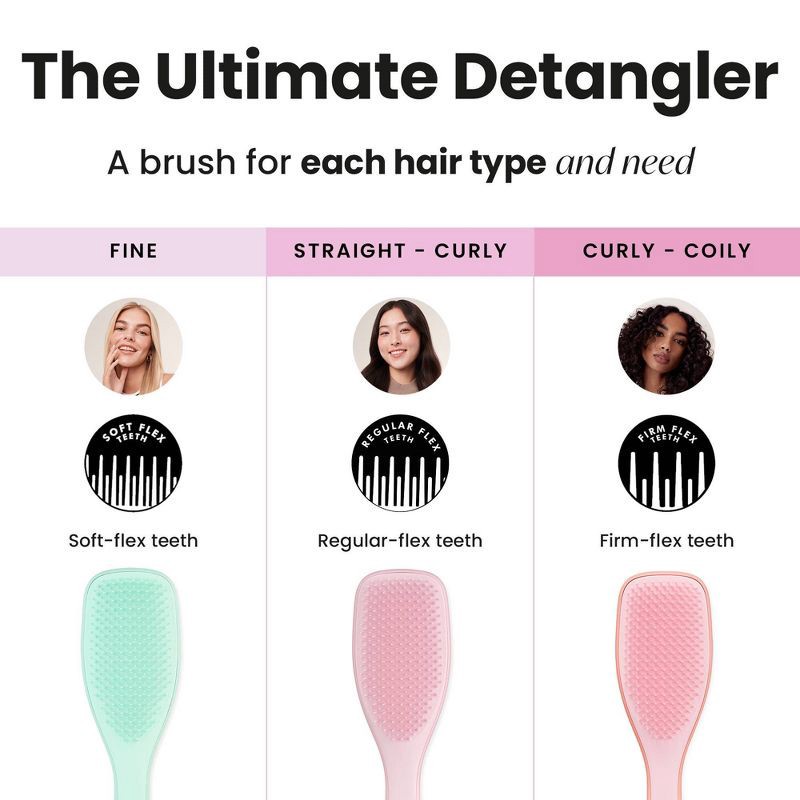 slide 9 of 10, Tangle Teezer Ultimate Detangler Fine & Fragile Hair Brush - Jade Lagoon, 1 ct