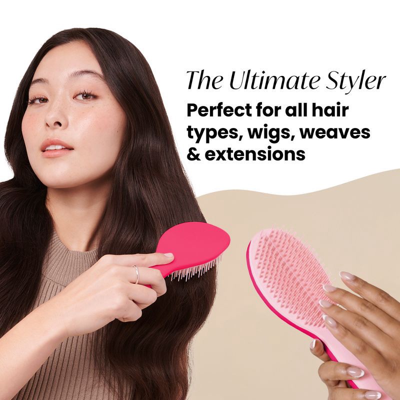 slide 3 of 8, Tangle Teezer Ultimate Styler Hair Brush - Sweet Pink, 1 ct