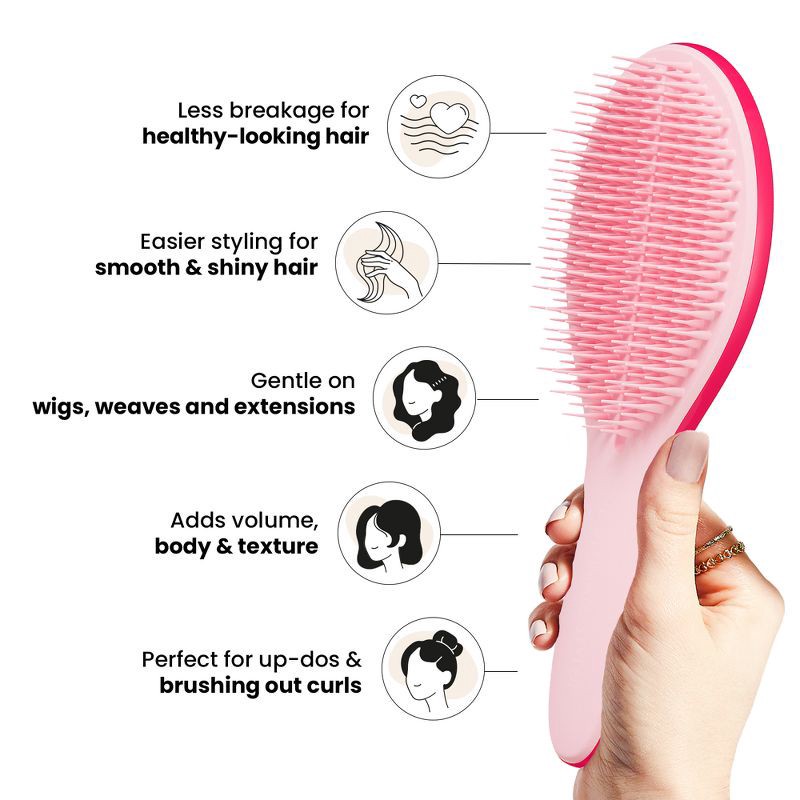 slide 4 of 8, Tangle Teezer Ultimate Styler Hair Brush - Sweet Pink, 1 ct