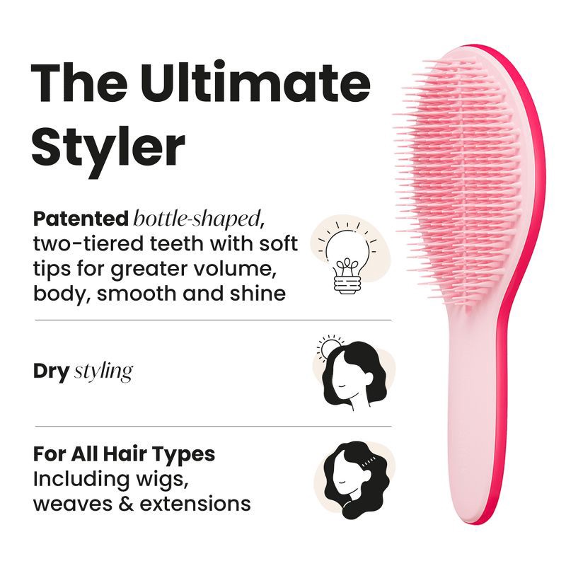 slide 7 of 8, Tangle Teezer Ultimate Styler Hair Brush - Sweet Pink, 1 ct