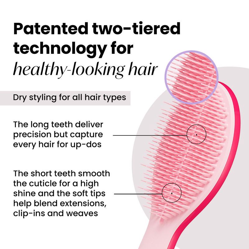 slide 8 of 8, Tangle Teezer Ultimate Styler Hair Brush - Sweet Pink, 1 ct