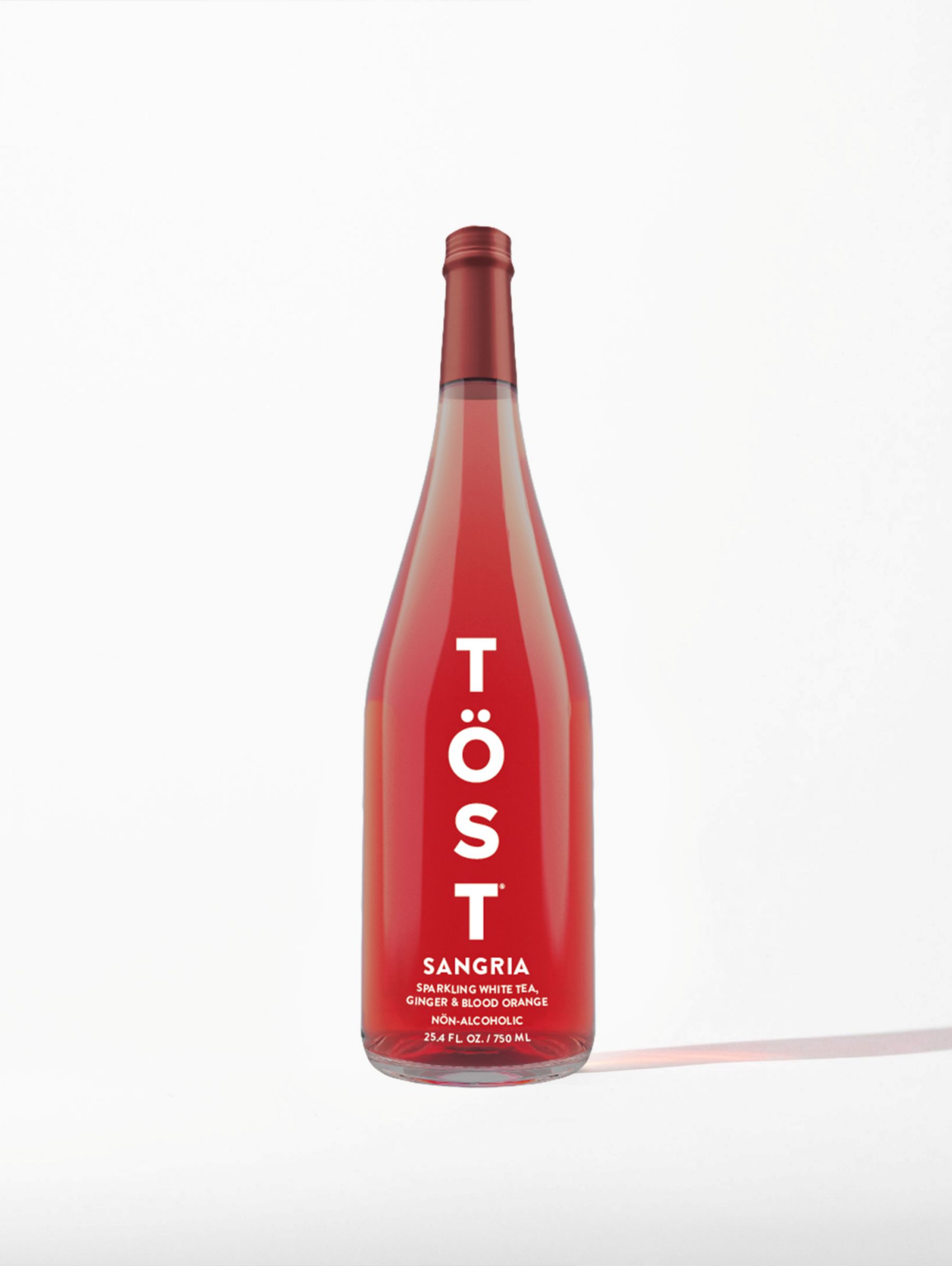 slide 1 of 1, Tost Sangria Cranberry & Blood Orange Sparkling White Tea 25.4 fl oz, 25.4 fl oz