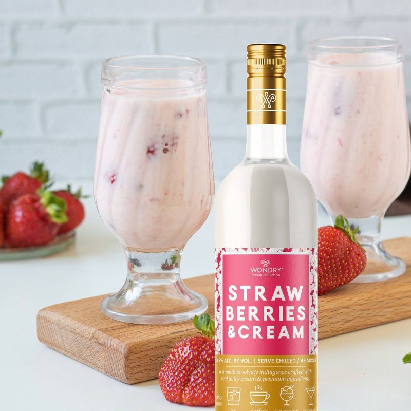 slide 3 of 4, Wondry Cocktail Wines Southern Country Strawberry & Cream - 750ml Bottle, 750 ml