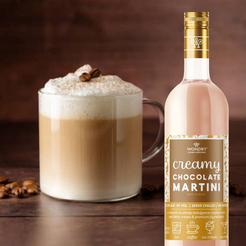 slide 3 of 5, Wondry Cocktail Wines Creamy Chocolate Martini - 750ml Bottle, 750 ml
