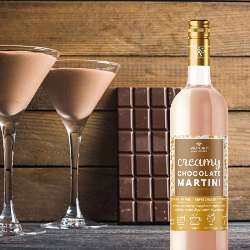 slide 4 of 5, Wondry Cocktail Wines Creamy Chocolate Martini - 750ml Bottle, 750 ml