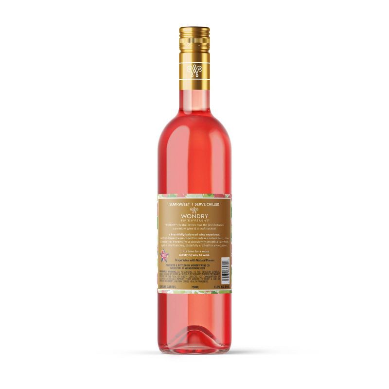 slide 4 of 4, Wondry Cocktail Wines Watermelon Rose - 750ml Bottle, 750 ml