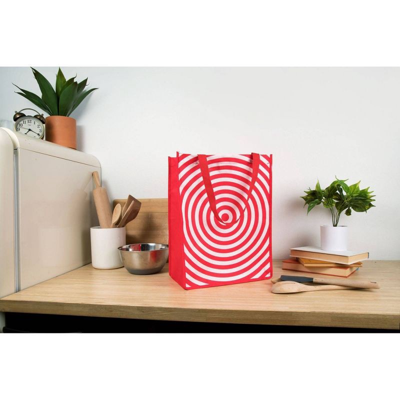 slide 2 of 6, Target Reusable Bag Bullseye Tote, 1 ct