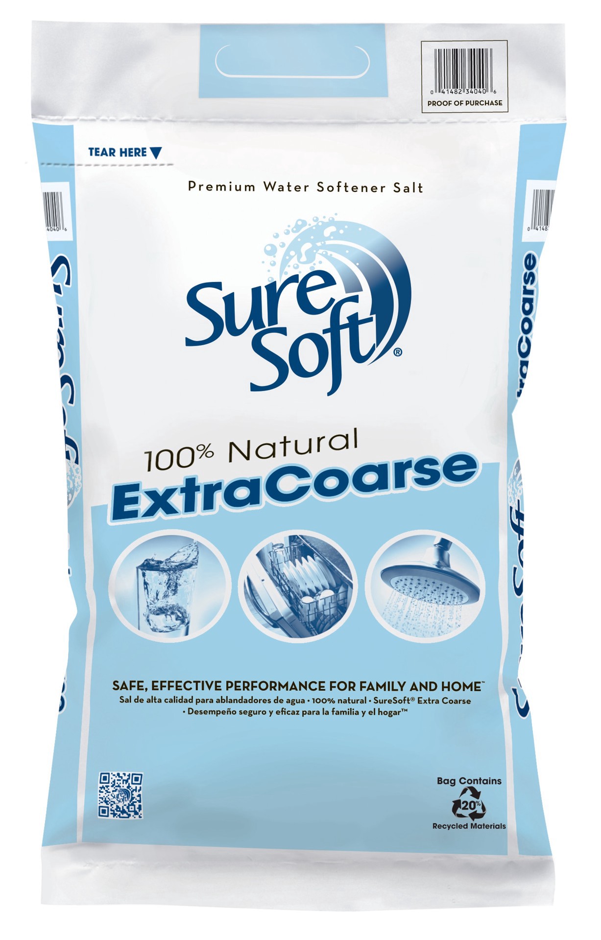 slide 4 of 6, Sure Soft Softnr Salt X-coarse, 40 lb