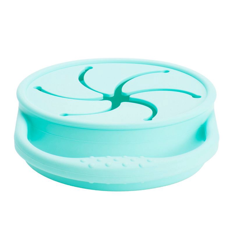 slide 3 of 8, Munchkin Silicone Baby Snack Catcher with Lid - Mint, 1 ct