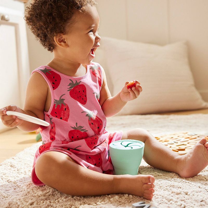 slide 8 of 8, Munchkin Silicone Baby Snack Catcher with Lid - Mint, 1 ct