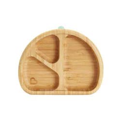 Munchkin Bamboo Divided Suction Dining Plate