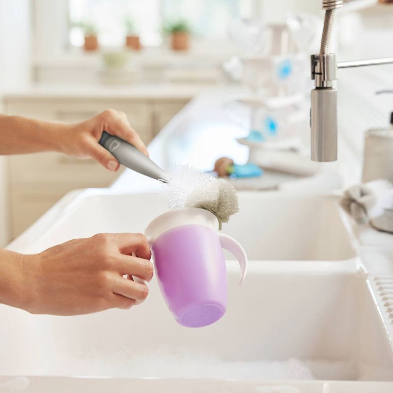 slide 3 of 6, Munchkin Sponge Bottle Brush - 2pk, 2 ct