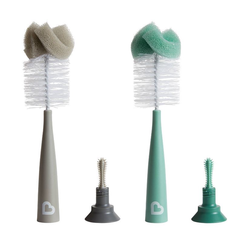 slide 1 of 6, Munchkin Sponge Bottle Brush - 2pk, 2 ct