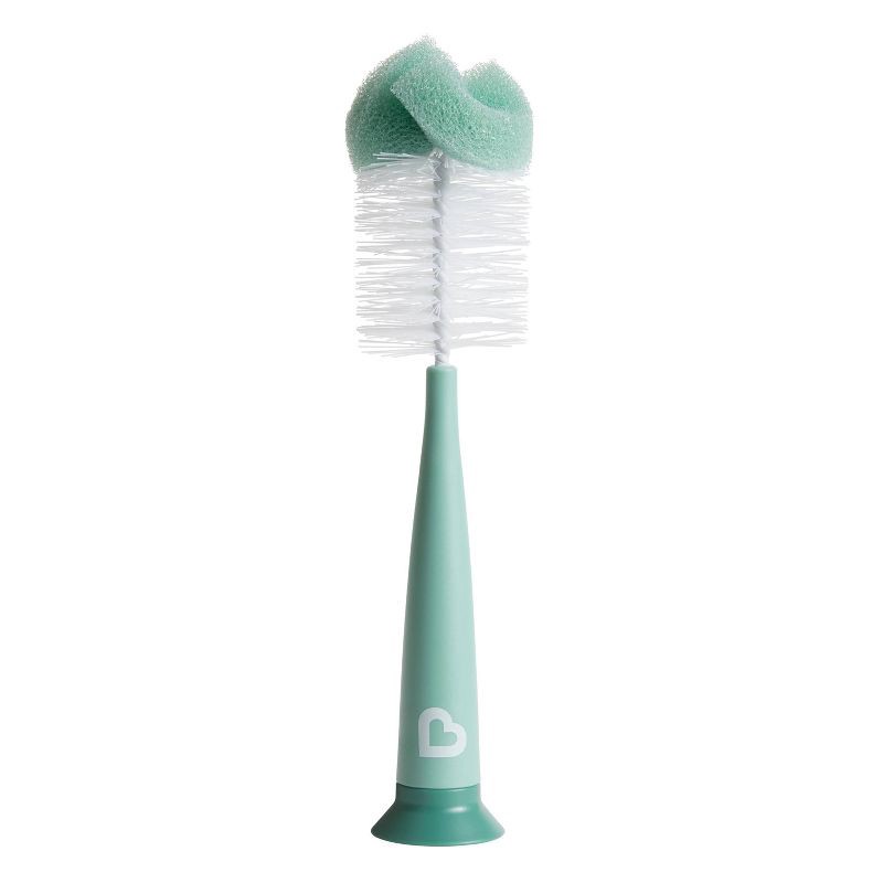 slide 5 of 6, Munchkin Sponge Bottle Brush - Sage, 1 ct
