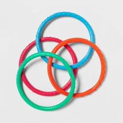 Kids' Dizzy Dive Rings 4pc - Sun Squad™