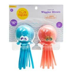 Kids' Water Wiggler Light Up Divers 2pc - Sun Squad™: Pool Toys, TPR Material
