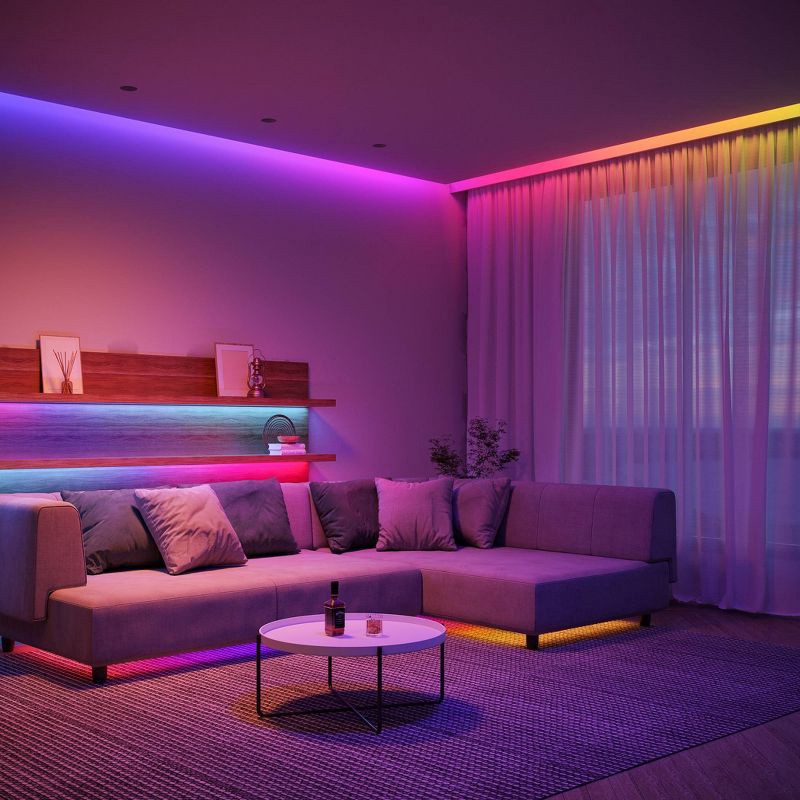 slide 4 of 16, Govee RGBIC Pro 9.8' LED Strip Lights: Smartphone App Controlled Neon-Style Wall Decor, 1 ct
