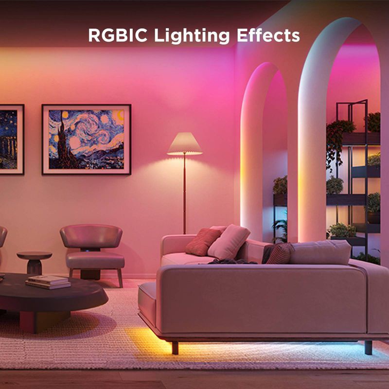 slide 9 of 16, Govee RGBIC Pro 9.8' LED Strip Lights: Smartphone App Controlled Neon-Style Wall Decor, 1 ct