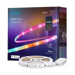 Govee RGBIC Pro 9.8' LED Strip Lights: Smartphone App Controlled Neon-Style Wall Decor