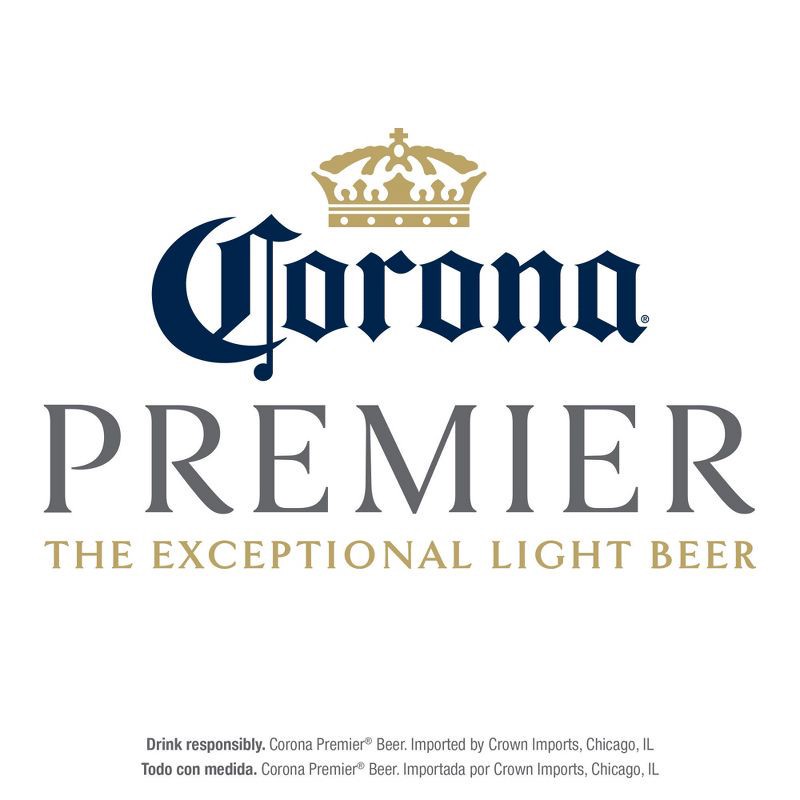 slide 9 of 10, Corona Premier - 18pk 12 fl oz Cans, 18 ct; 12 fl oz