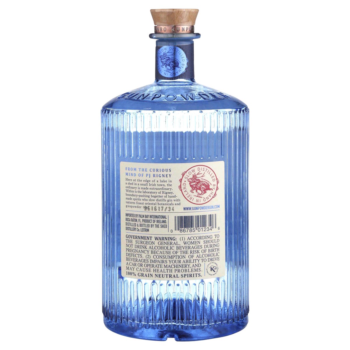 slide 2 of 2, Drumshanbo Irish Gin, Gunpowder, Slow Distilled, 750 ml