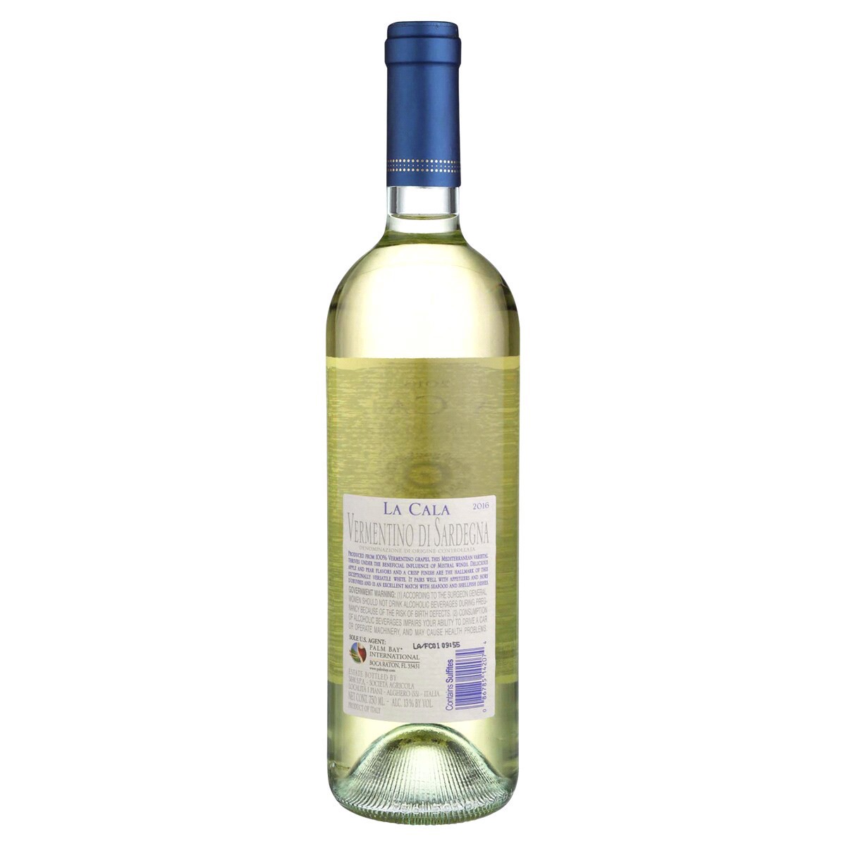 slide 2 of 2, La Cala Vermentino di Sardegna White Wine 750 ml, 750 ml