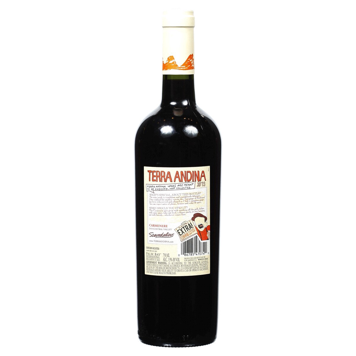 slide 2 of 2, Terra Andina Carmenere 750 ml, 750 ml