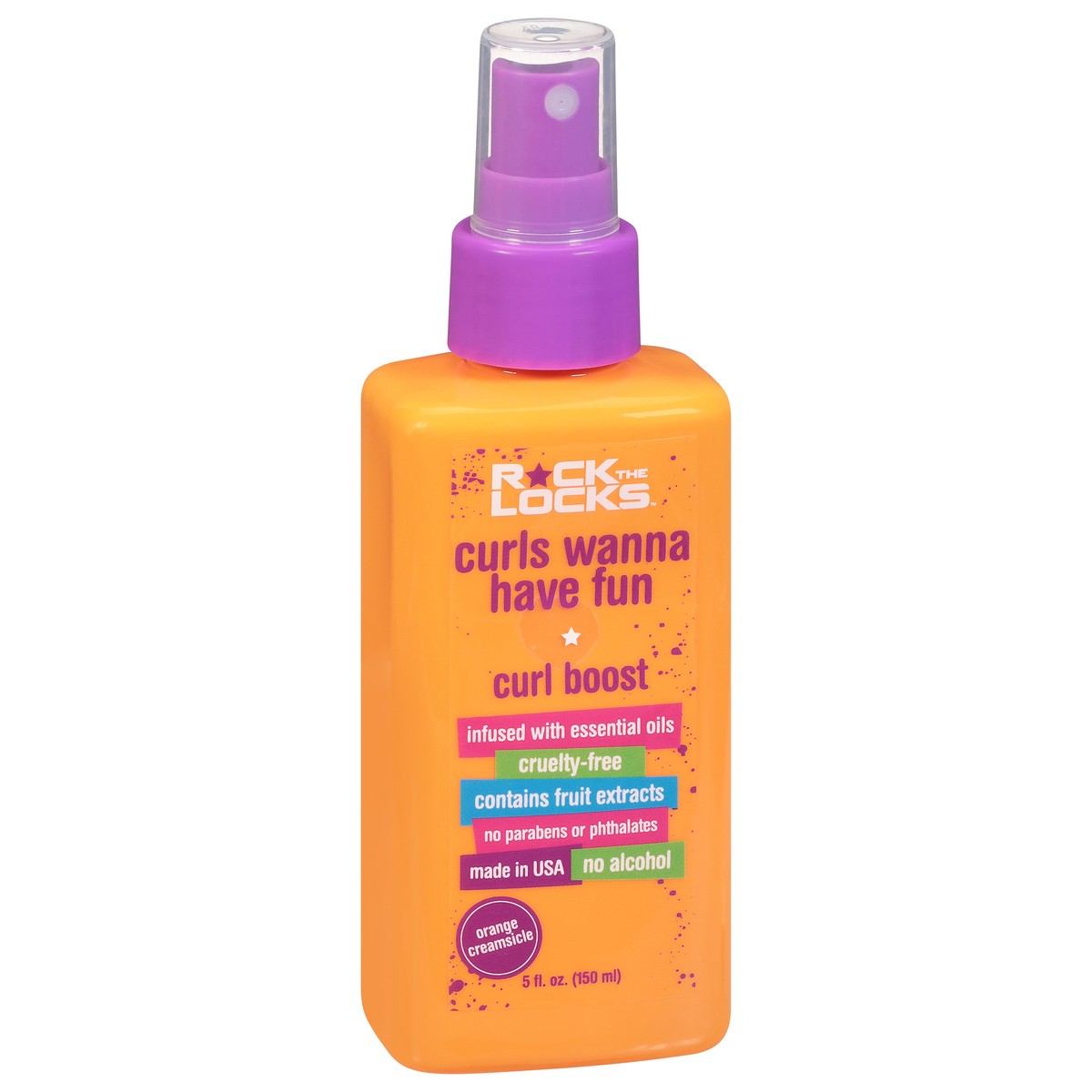 slide 2 of 9, Rock The Locks Orange Creamsicle Curl Boost 5 fl oz, 5 fl oz
